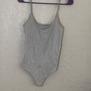 SO M Light Gray Bodysuit